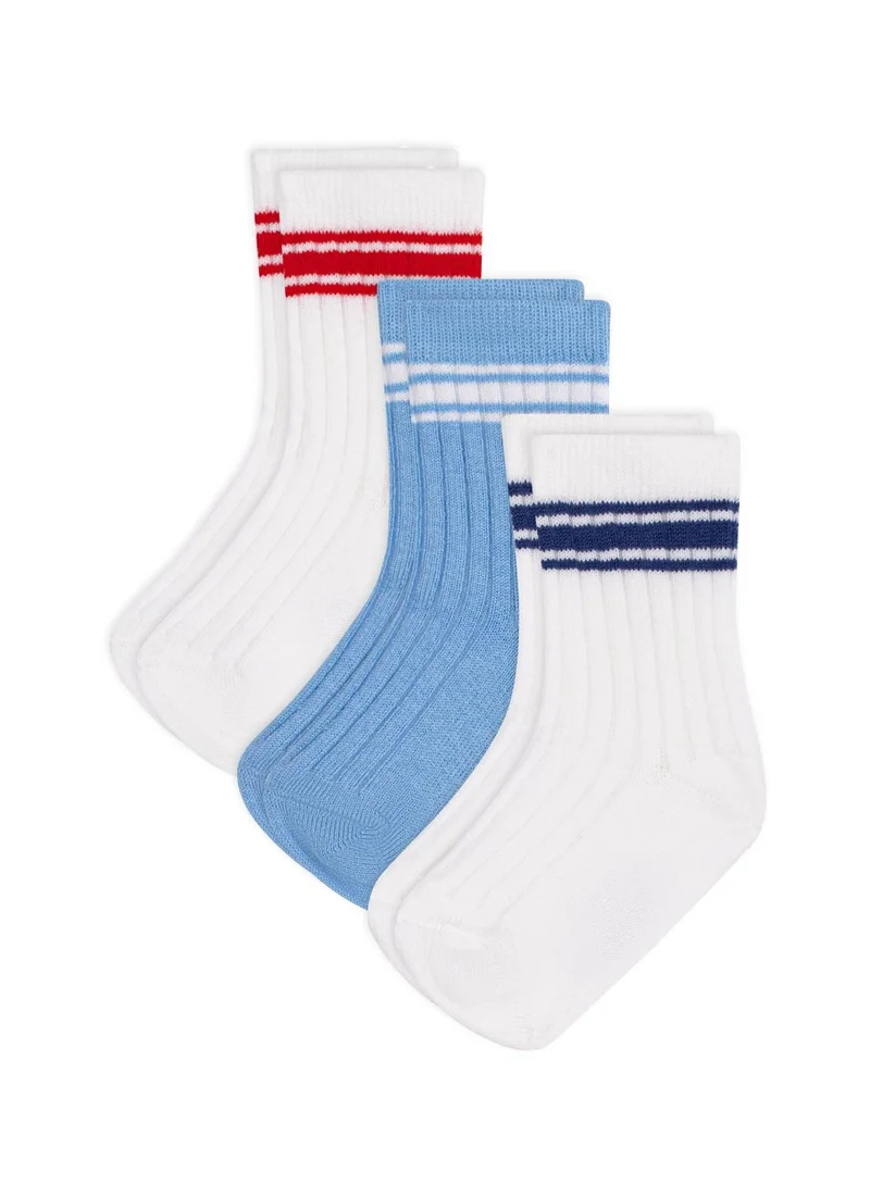 بيتي باتو 3 pairs of babies' cotton socks